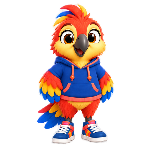 Ellie the Parrot, English teacher