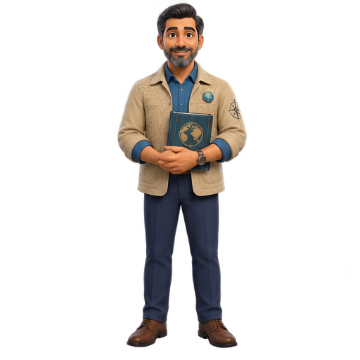 Mr Idris Atlas, Geography teacher