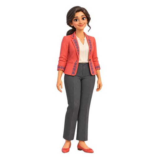 Ms Kavya Patel, Gujarati teacher